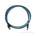 M8 إلى RJ45 4-Pin Cat 5e Ethernet Cable